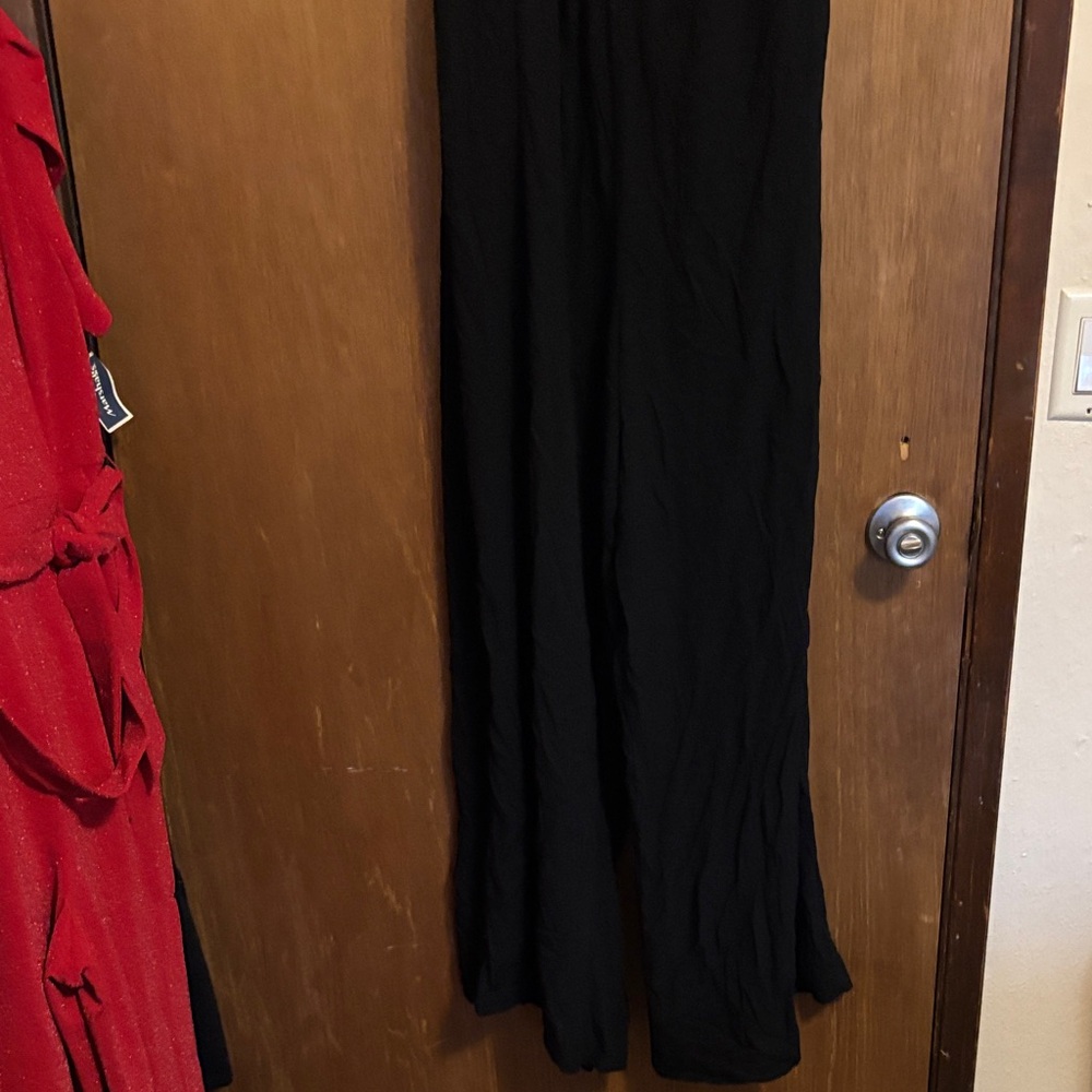 Dip Elegant Black Wide Leg Women's Trousers